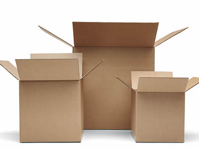 3 open moving boxes 